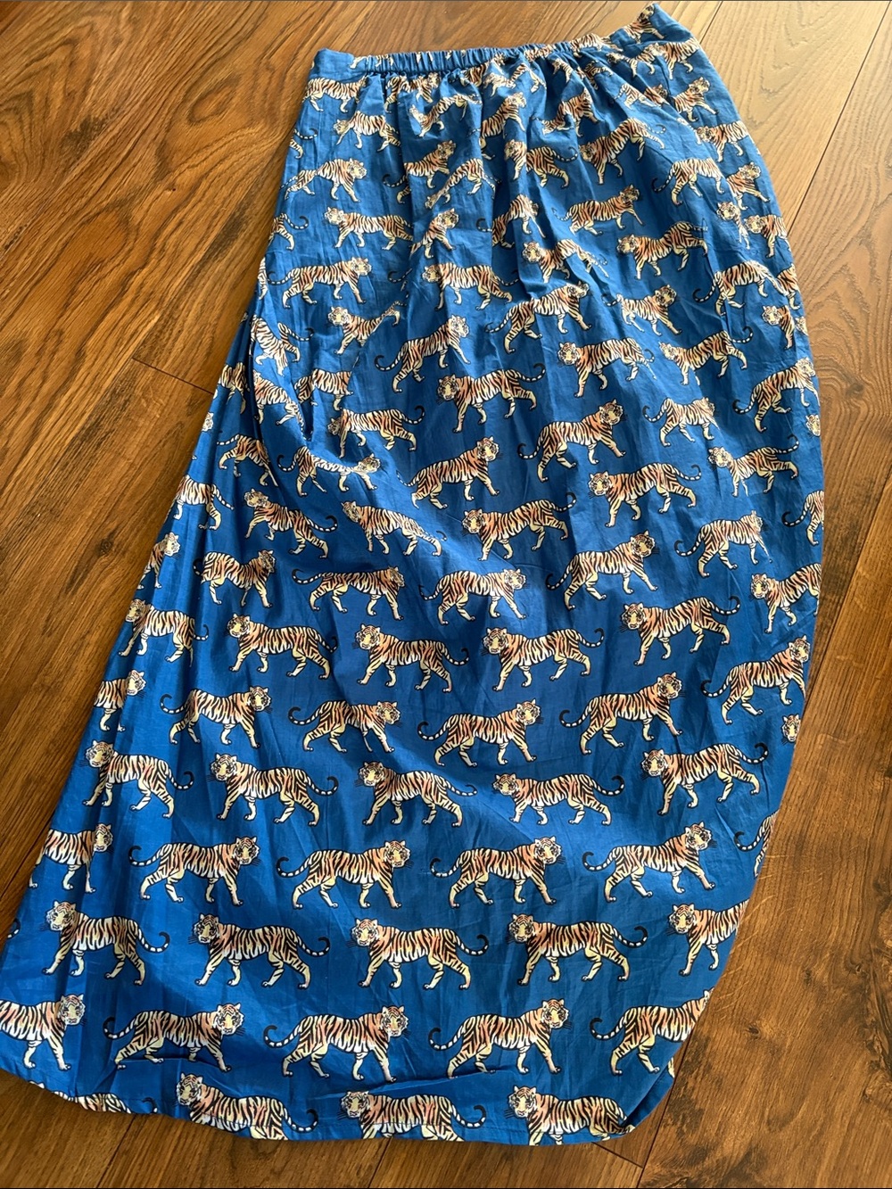 Guadalupe Women’s Royal Blue Tiger Pareo Skirt - Picture 10 of 10